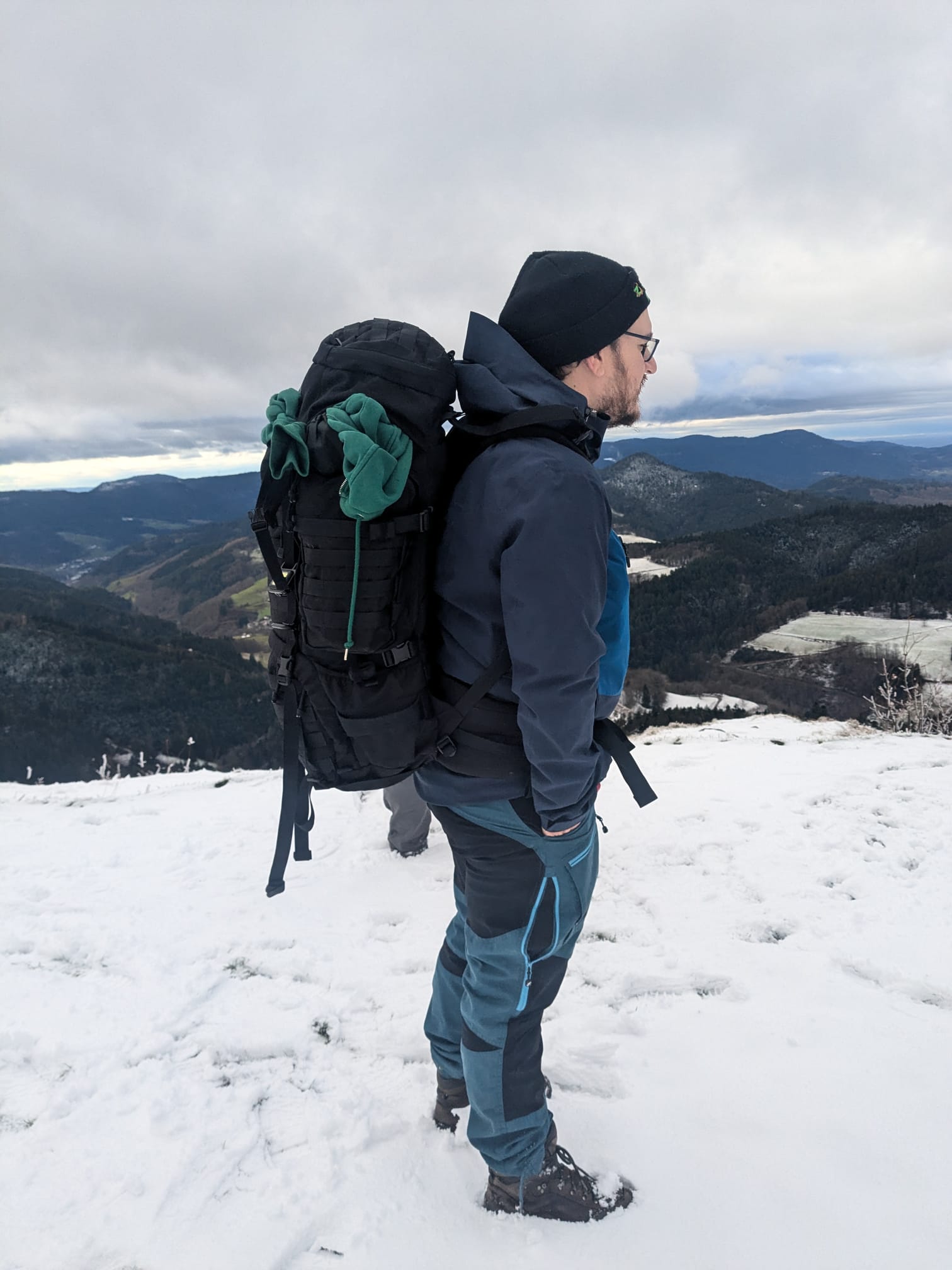 David Bauer beim Wandern